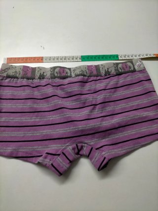 Boxer Map Talla XL Rayas Morado Rock Music
