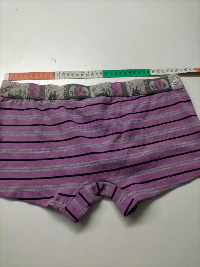 Boxer Map Talla XL Rayas Morado Rock Music
