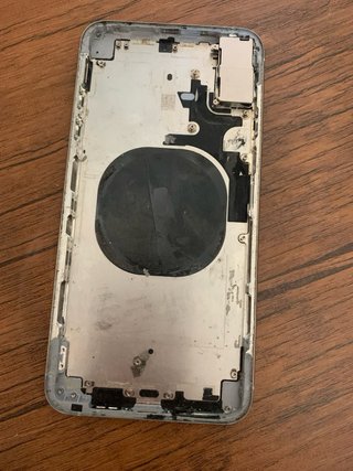 Chasis iPhone XS Max Plata