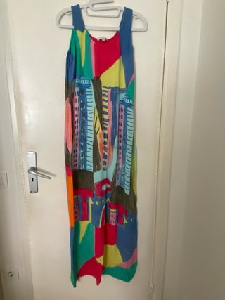 Vestido largo estampado verano Talla XL