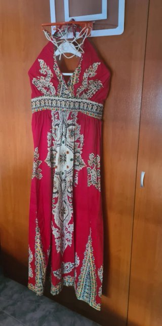 Vestido rojo largo