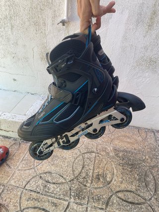 Patines en línea Oxelo negros y azules