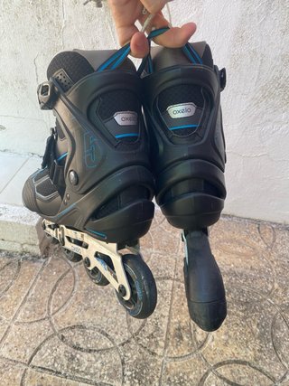 Patines en línea Oxelo negros y azules
