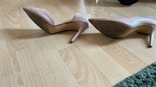 Tacones Mango Beige