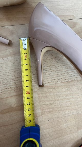 Tacones Mango Beige