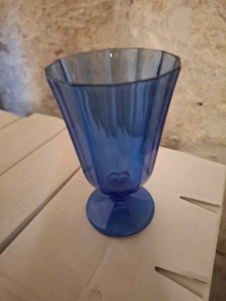 Bicchieri Crisal Azzurri in Cristallo 3€ a pezzo