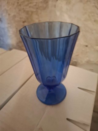 Bicchieri Crisal Azzurri in Cristallo 3€ a pezzo