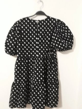 Vestido mini lunares