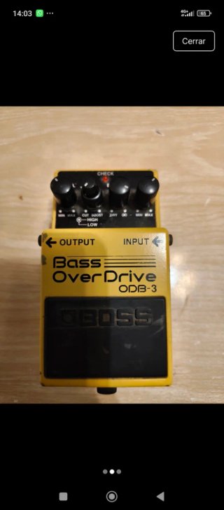 Pedal Overdrive Boss ODB-3 Bass