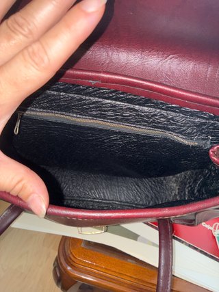 Bolso portadocumentos vintage marrón