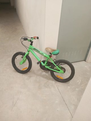 Bici niño 5-6 años verde