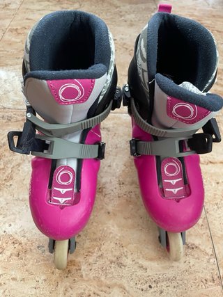 Patines Oxelo Niña Talla 32-34 Rosa