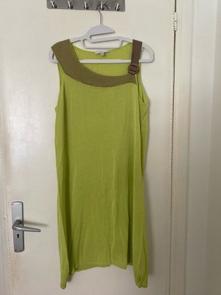 Vestido de verano verde talla XL
