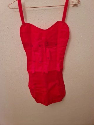Organizador de Joyas Corsé Rojo