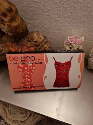 Organizador de Joyas Corsé Rojo