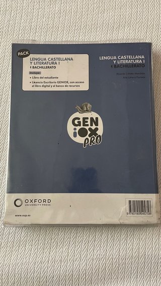 Libro lengua castellana y literatura I.