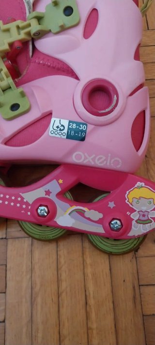Protecciones Patinaje Oxelo Rosa Niña