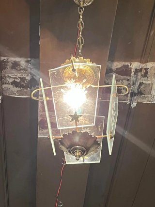 Lampada a sospensione Pietro Chiesa anni '50