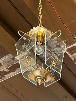 Lampada a sospensione Pietro Chiesa anni '50