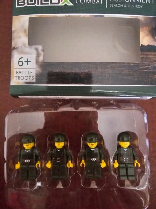 Figuras de combate tipo Lego