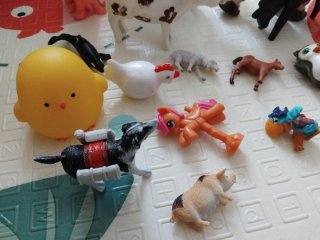 Lote Juguetes Varios Animales y Personajes