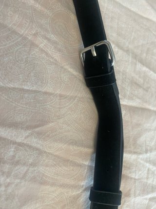 Bolso negro de ante