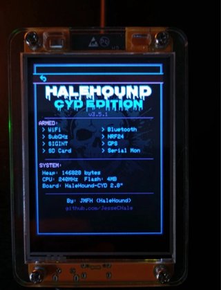 HaleHound CYD v3.5 + Antena Externa