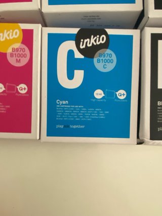 Lote 12 Cartuchos Tinta Compatible Brother inkio
