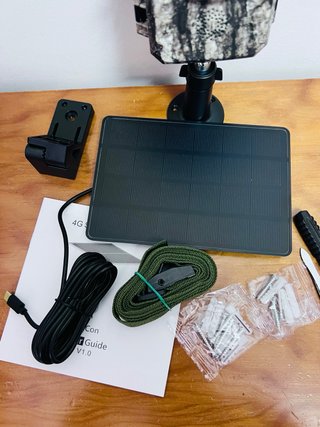 Câmera Caça Solar c/ Painel e Cartão SIM