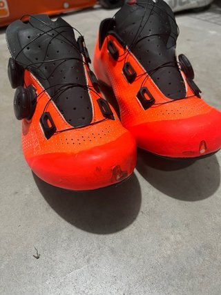 Zapatillas Ciclismo Luck Naranja/Negro