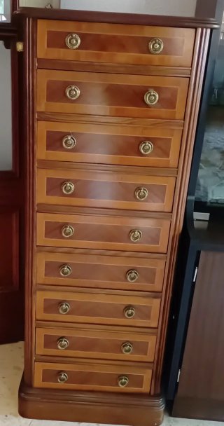 Chifonier 9 cajones madera maciza