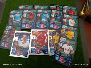 Cartas de fútbol Topps Champions League