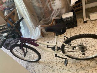 Bicicleta urbana con cesta