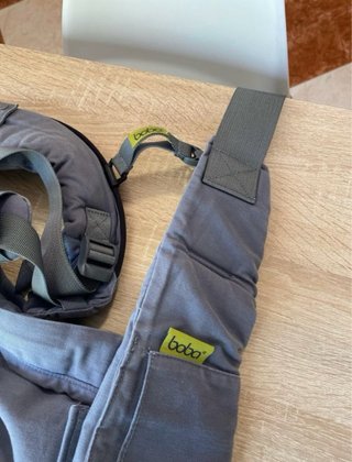 Mochila Portabebés Boba Gris