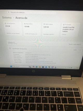 Computador HP Prata