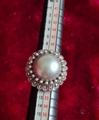 Anillo Plata 925 con Perla Auténtica