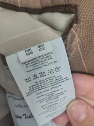 Traje PuroEgo Raya Marrón