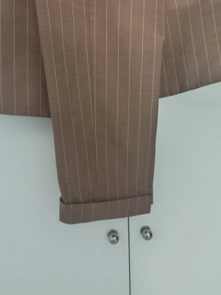 Traje PuroEgo Raya Marrón