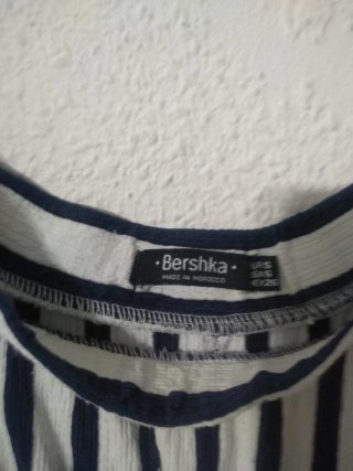 Mono pantalón rayas blanco y negro