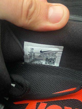 Nike Vomero Plus Talla 45 Negro/Gris