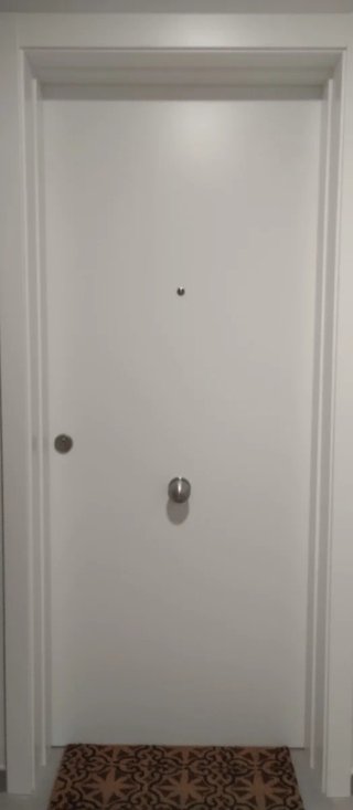Puerta blindada blanca MCM