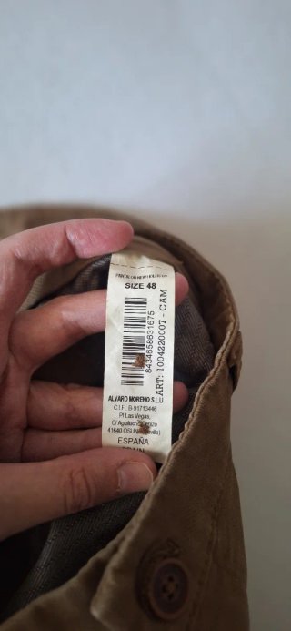 Pantalón Álvaro Moreno Marrón talla 48