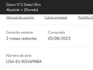 Aspiradora Dyson V12 Detected Slim Absolute+