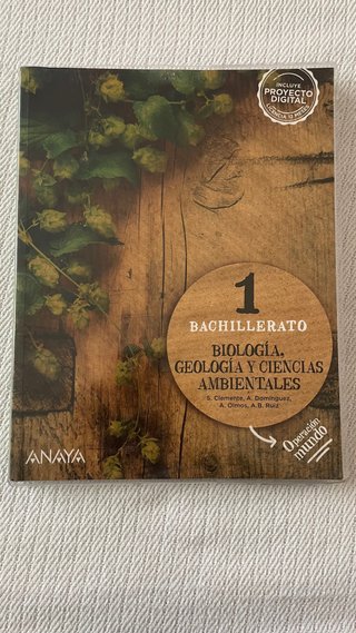 Biología, Geología y Ciencias Ambientales 1 Bac...