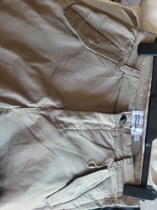 Pantalón cargo beige mujer Talla M