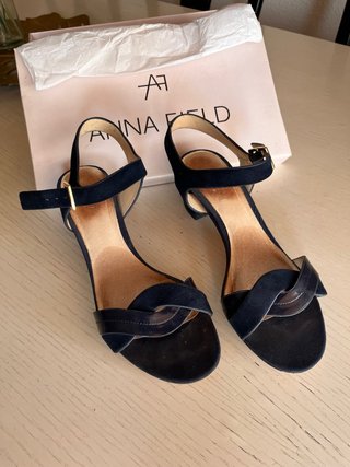 Sandalias Anna Field Talla 38 Azul Marino