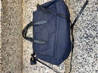 Bolso BIMBA Y LOLA azul y dorado