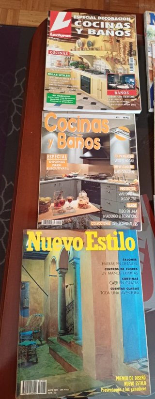 Lote 16 revistas decoración