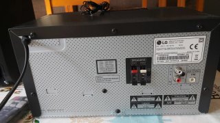 Equipo de Sonido LG Negro