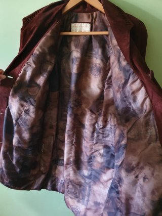 CHAQUETÓN DE PIEL MARRÓN